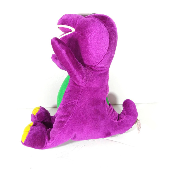 Fisher-Price Jumbo Talking Barney Dinosaur Children Plush 2001 Working - Tested - Picture 2 of 7
